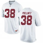 Youth Alabama Crimson Tide #38 Eric Poellnitz White Game NCAA College Football Jersey 2403SFEZ6